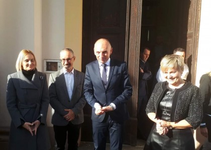 Obisk ministra za zdravje Aleša Šabedra v naši bolnišnici